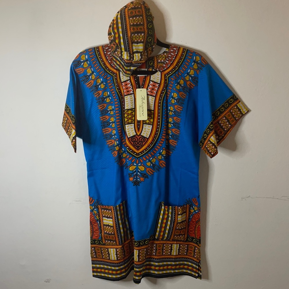 Tribal Pattern Tunic With Matching Hat